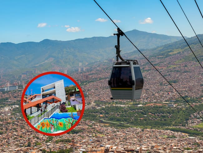 Imágenes panorámicas de la ciudad de Medellín y la Comuna 13 (Foto vía Colprensa)