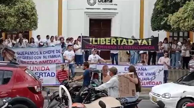 En Ocaña exigen la liberación de comerciantes secuestrados.Ola de violencia no para en ese municipio
