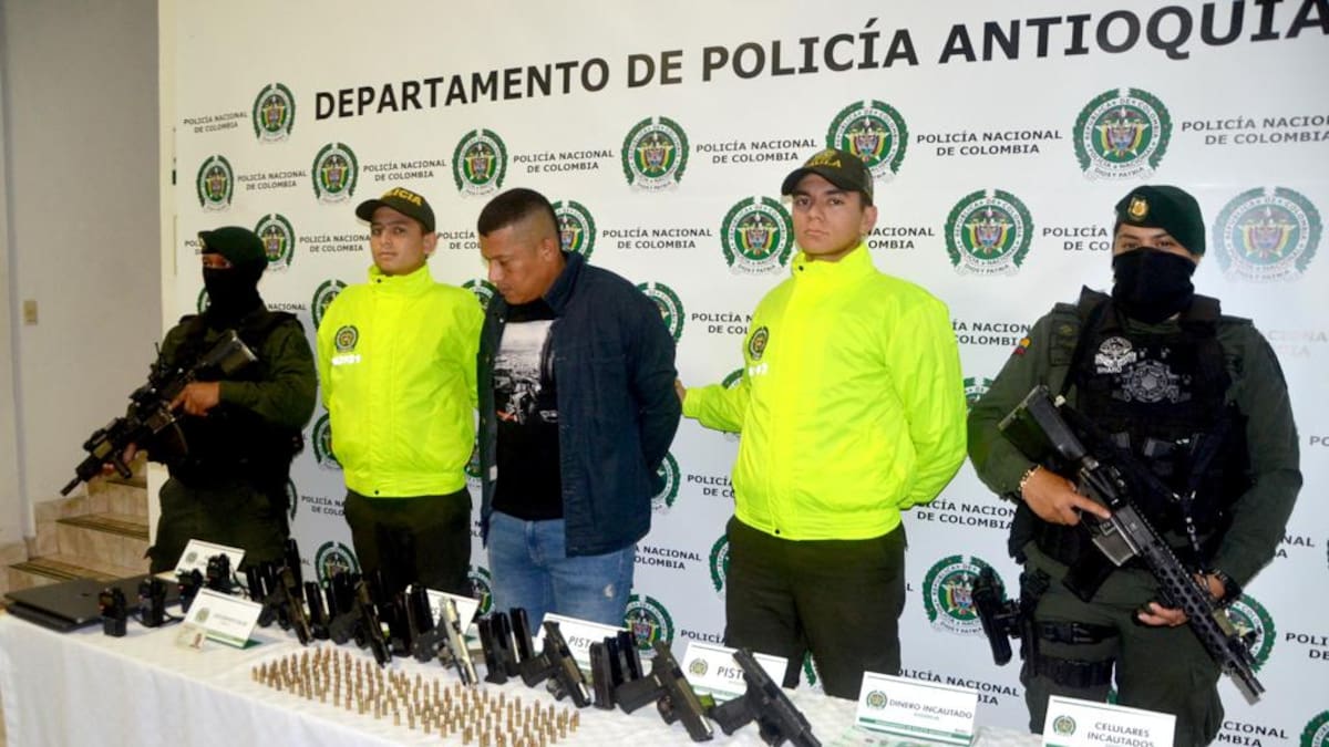 Cayó en Medellín alias ‘Marcos’ presunto jefe de las AGC en el Nordeste