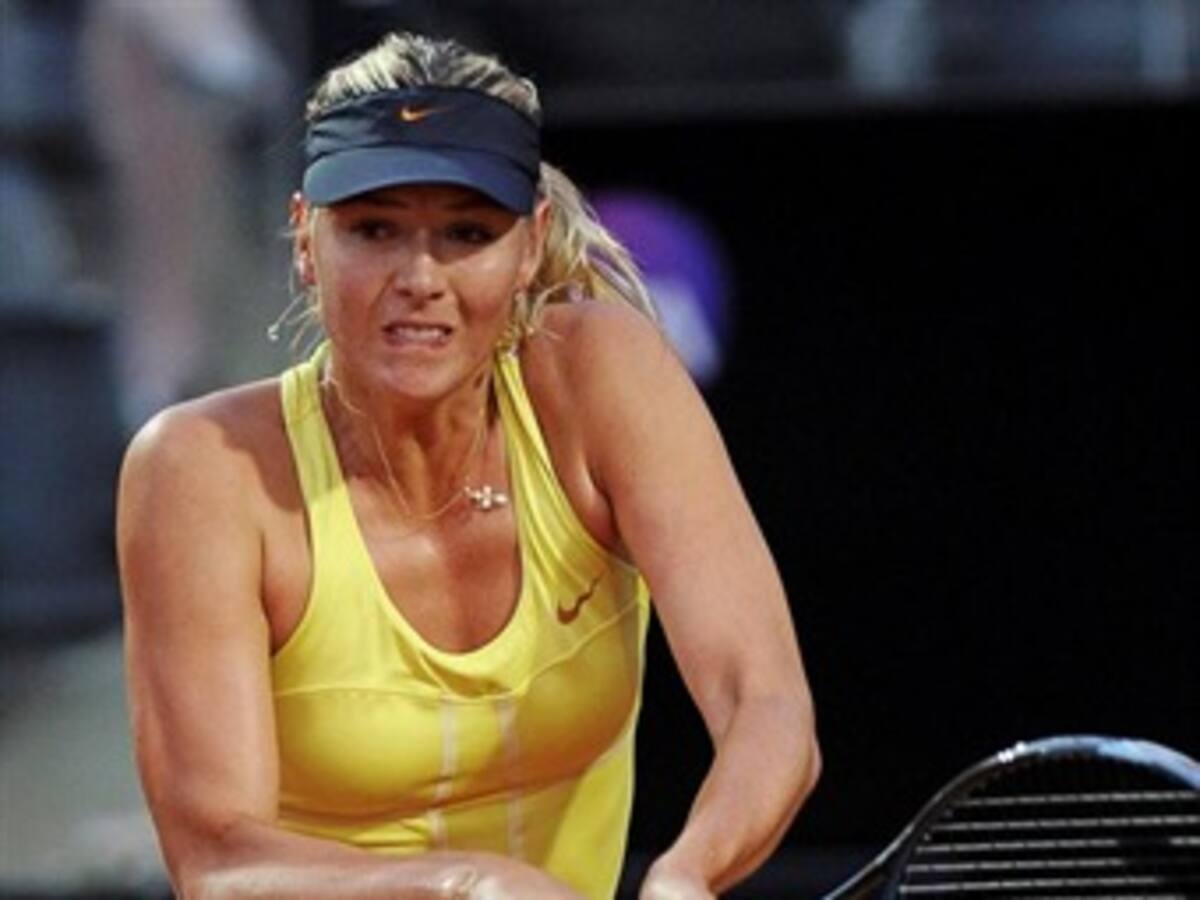 Maria Sharapova jugará la final del Masters 1000 de Roma