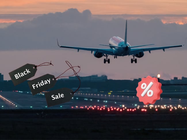 Imagen de referencia a Black Friday vuelos 2025/ Getty Images