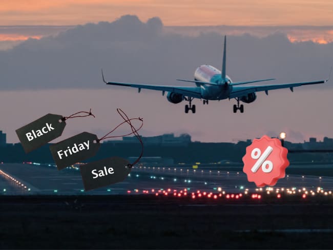 Imagen de referencia a Black Friday vuelos 2025/ Getty Images