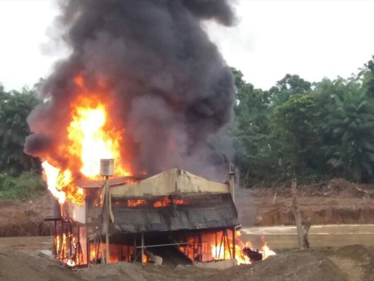 Desmantelan organización de minería ilegal liderada por brasileños