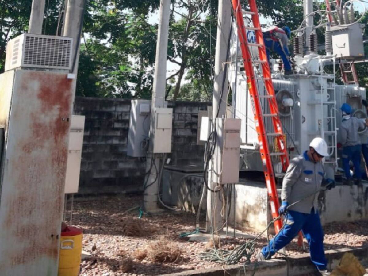 Por mejoras técnicas no habrá servicio de energía en El Carmen de Bolívar