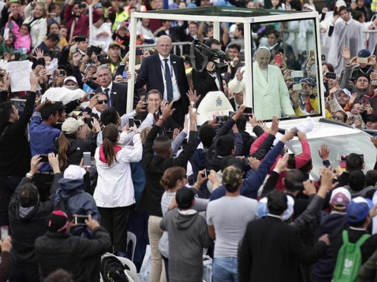 El papa Francisco oficia el Ángelus en Cartagena