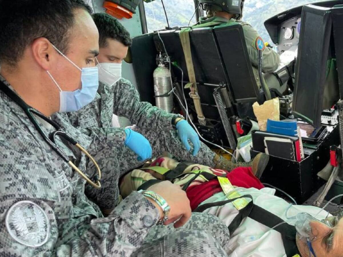 Fuerza Aérea logra traslado de pacientes desde Planadas, Tolima