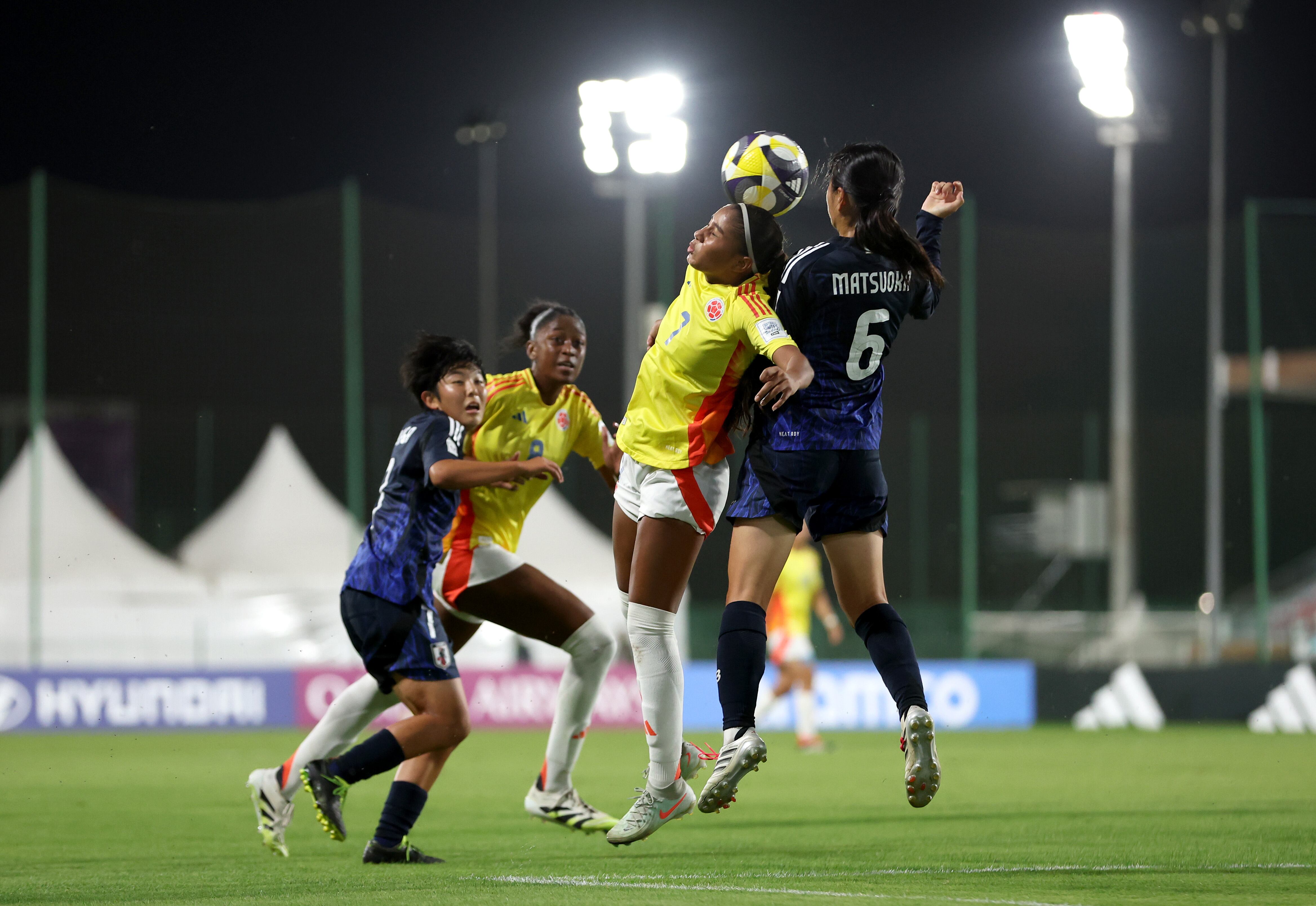 Colombia y  Japón en los octavos de final en el Mundial Sub-17 Femenino de Marruecos / Getty Images