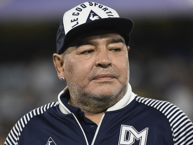 Maradona en su papel de entrenador