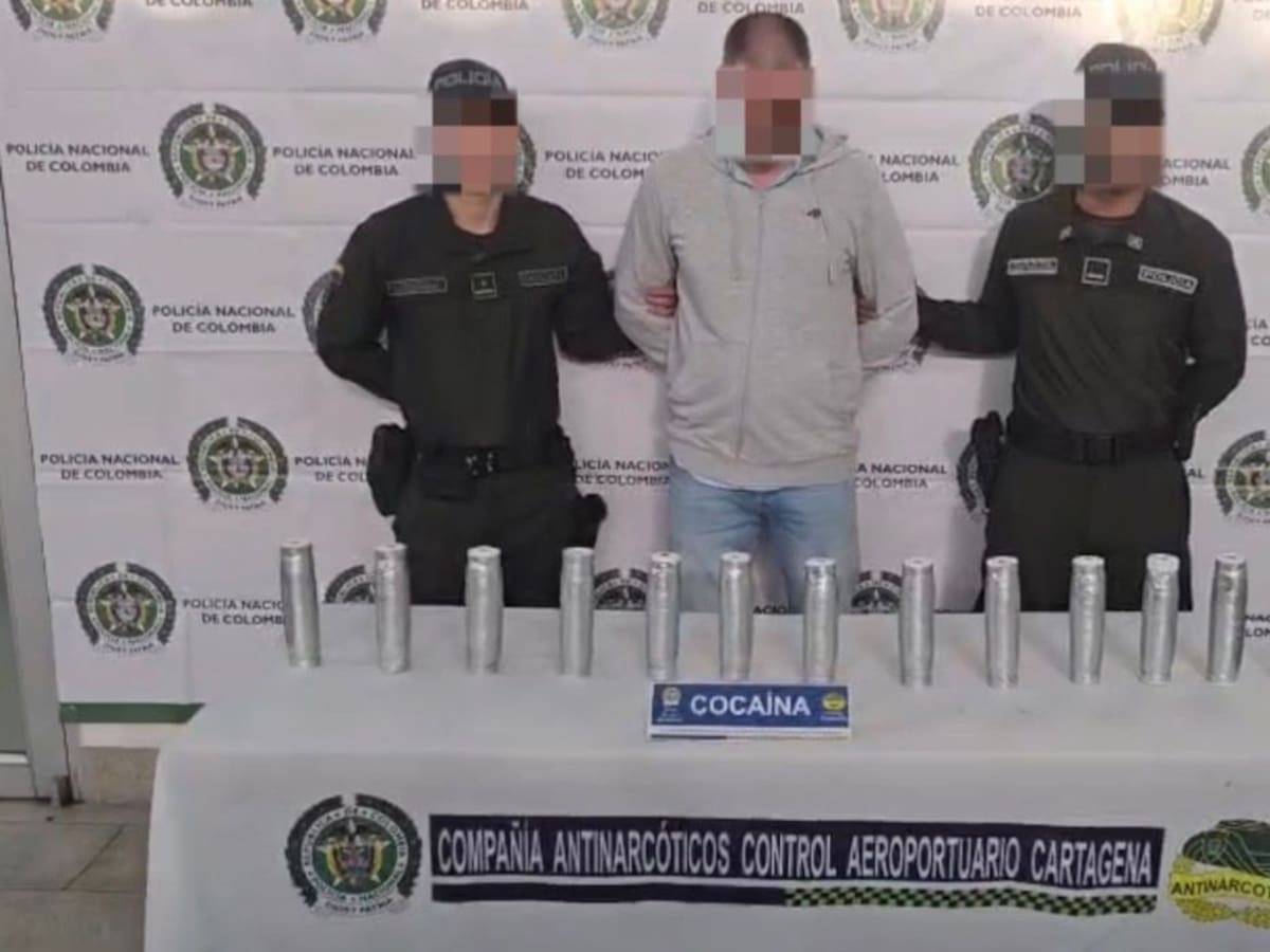 Capturan a extranjero en el aeropuerto con cargamento de cocaína que pretendía llevar hasta Dubái
