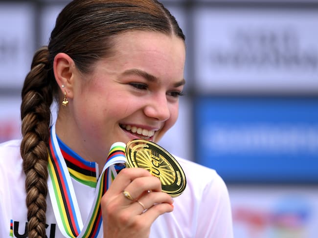 Megan Arens, campeona mundial en la categoría juvenil femenina. (Photo by David Ramos/Getty Images)