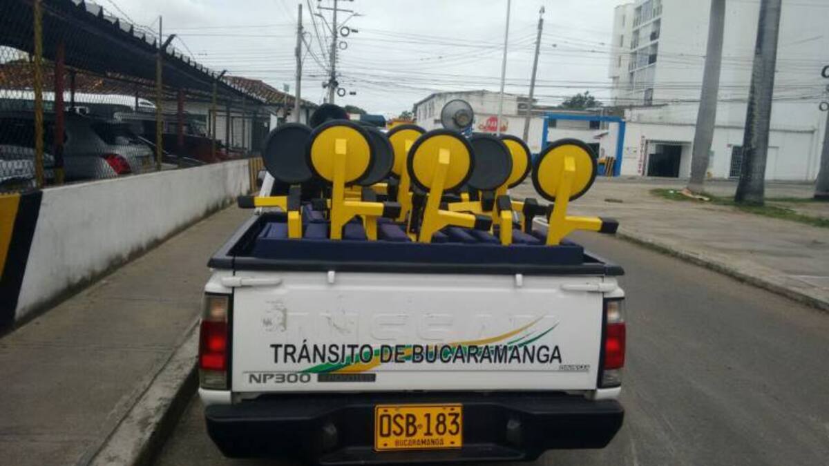 Destruyeron un cepo en el parque de las Palmas