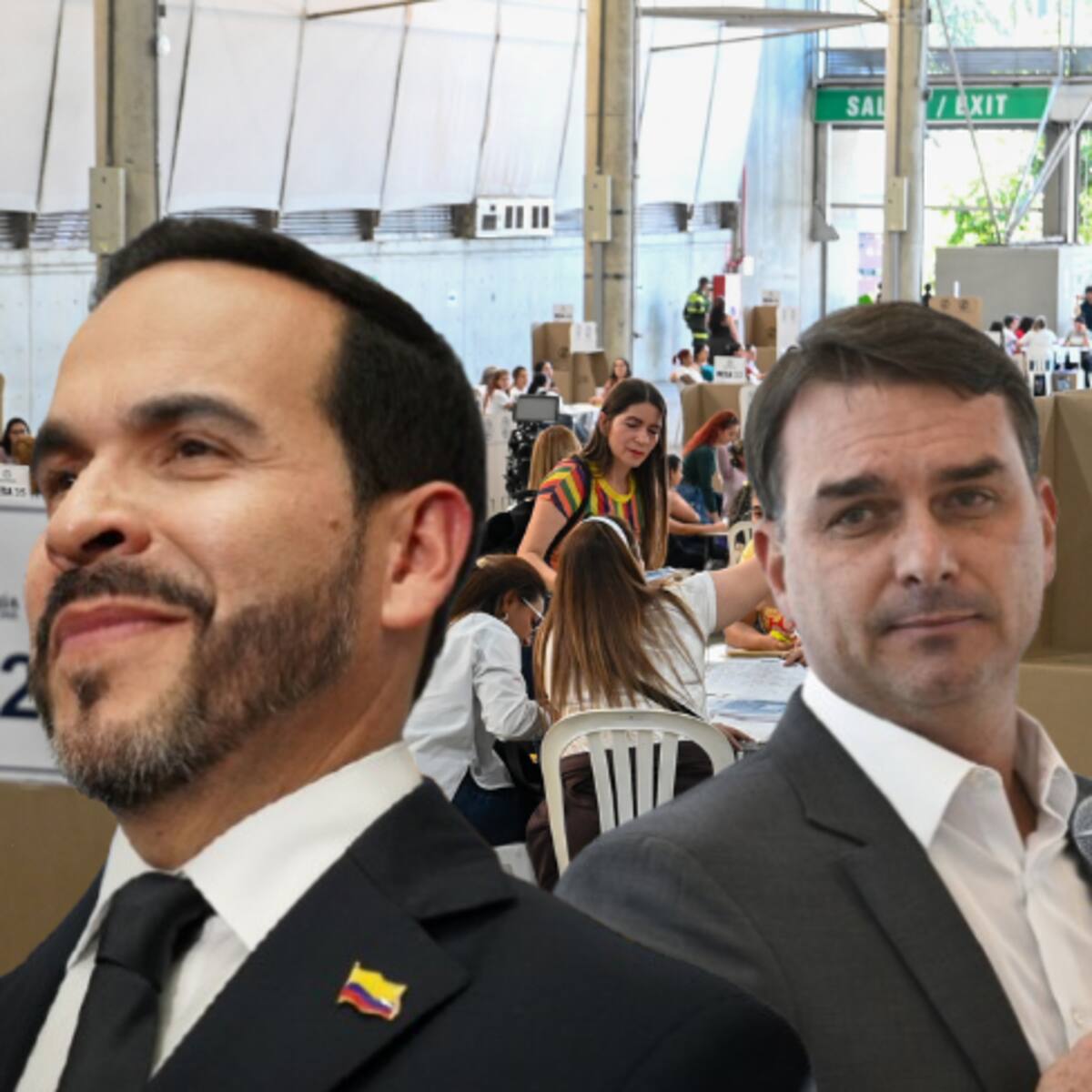 Flávio Bolsonaro felicita a De la Espriella y le desea “éxito” para la segunda vuelta