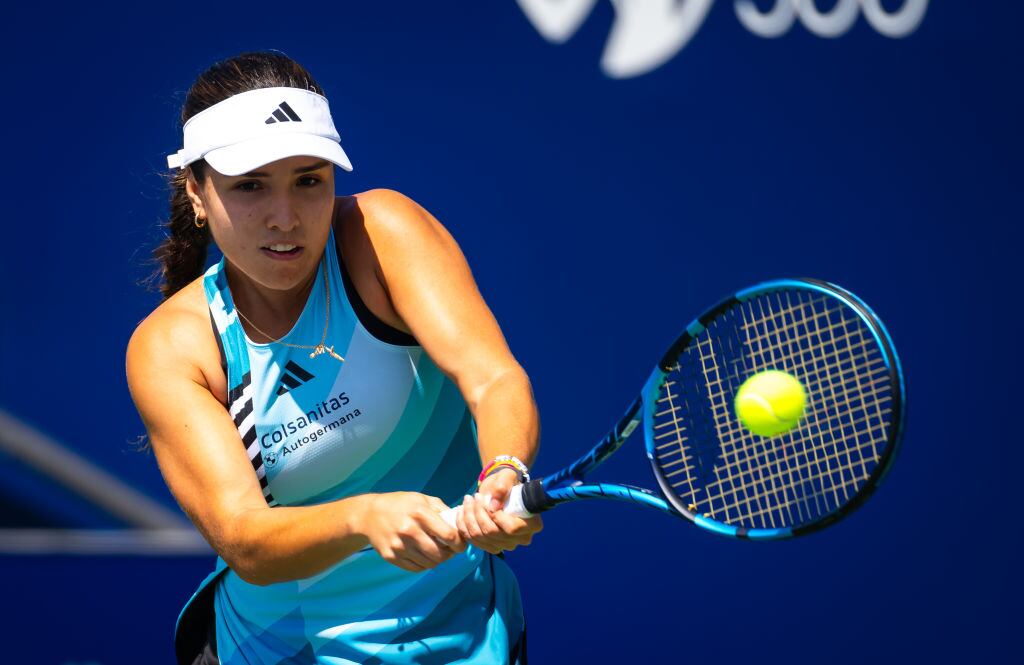 María Camila Osorio llega con la ilusión y el ímpetu de avanzar en la primera gran competencia de tenis del año / Getty Images
