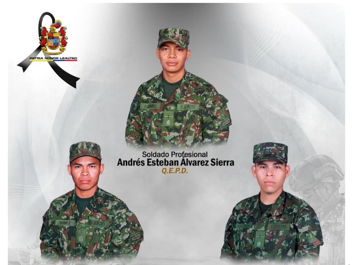 Tres soldados profesionales asesinados en zona rural de Ipiales