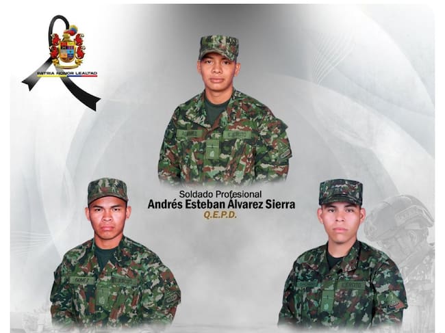 Tres soldados profesionales asesinados en zona rural de Ipiales