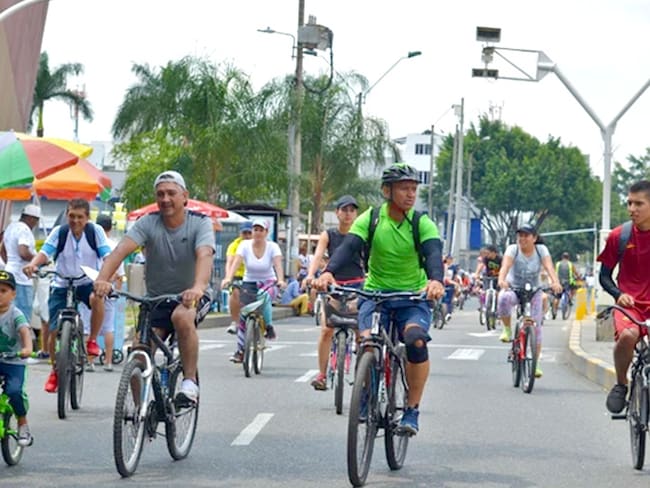 Durante el día sin carro en Cali. Foto: suministrada.