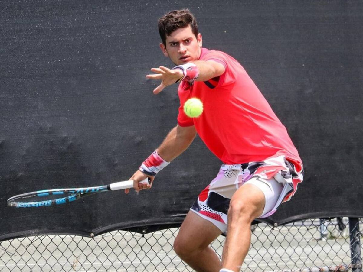 Nicolás Mejía debutó con victoria en el Challenger de Cleveland