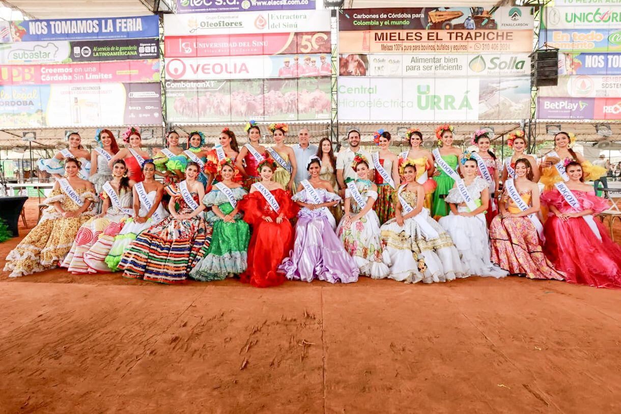 Candidatas al Reinado Nacional e Internacional de la Ganadería en Montería.