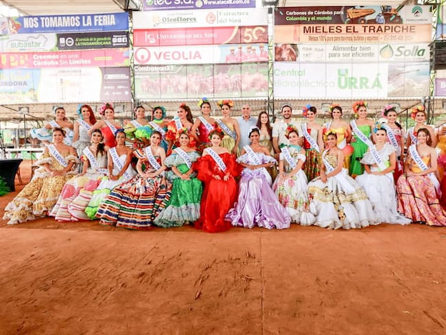 Candidatas al Reinado Nacional e Internacional de la Ganadería en Montería.
