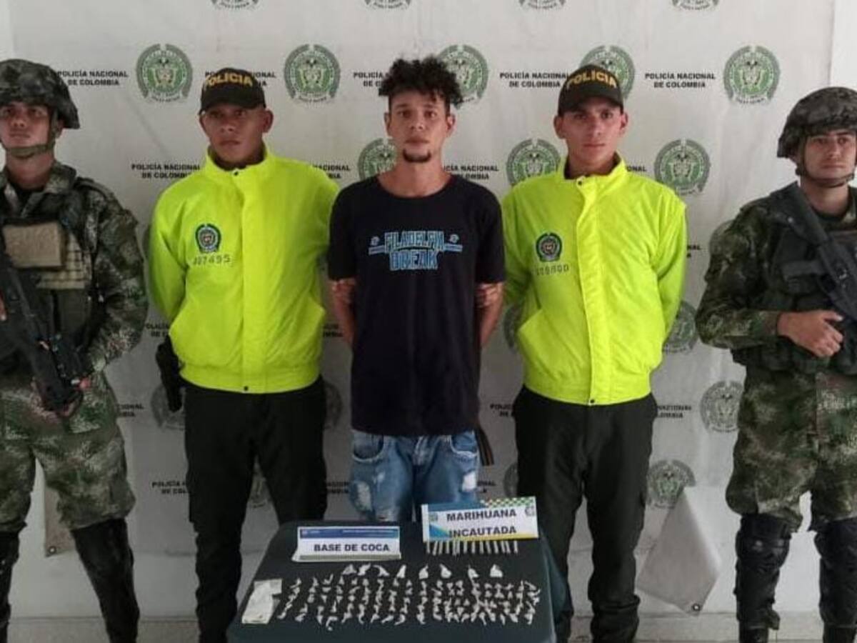 Capturaron a ‘El Chamo’ en Magangué por presunto tráfico de drogas