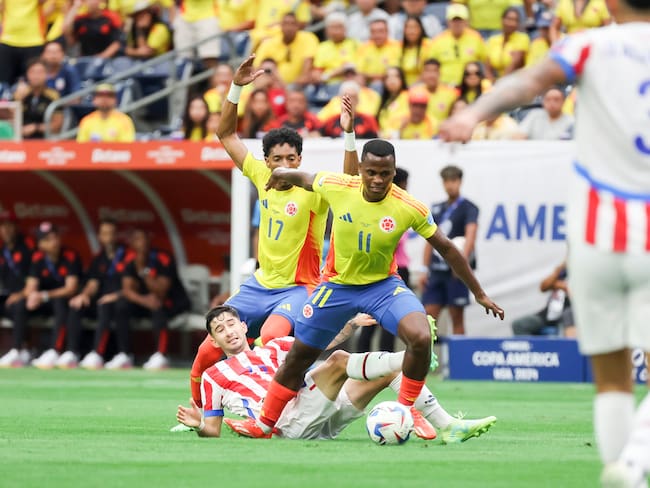 Jhon Arias con la Selección Colombia en Copa América. EFE/EPA/LESLIE PLAZA JOHNSON