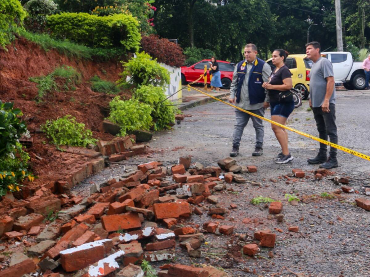 Floridablanca: hay diez sectores en emergencias por lluvias de las últimas horas