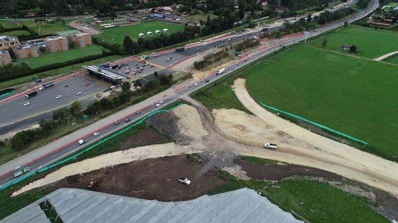 Troncal de los Andes, en Chía. Cortesía: Gobernación de Cundinamarca