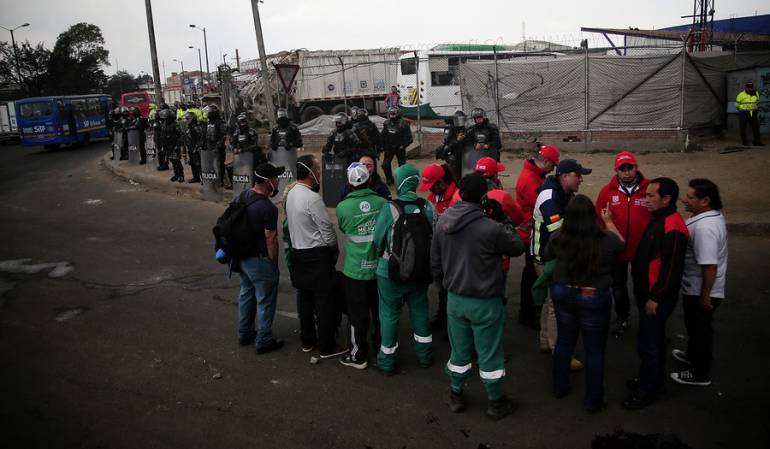 Trabajadores Aguas Bogotá