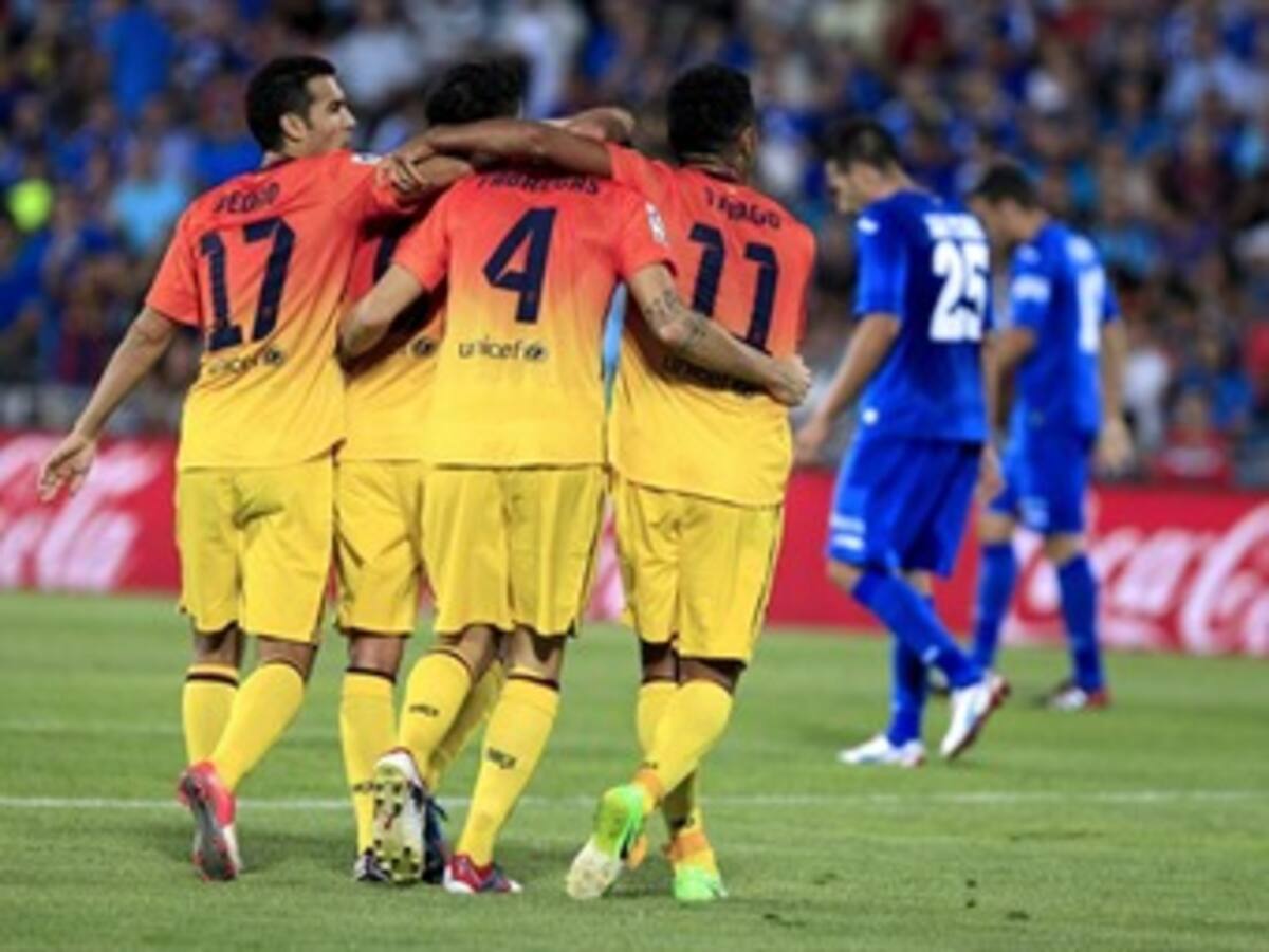 Barcelona goleó al Getafe y se mantiene líder en España