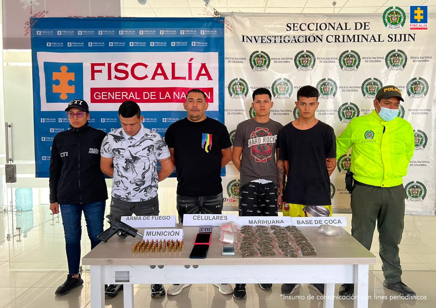 Banda criminal "Los de Jota". Foto: Fiscalía.