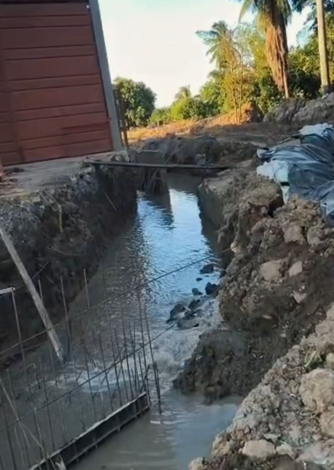 Rifirrafe en El Zulia por una obra. / Foto: Cortesía Alcaldía.