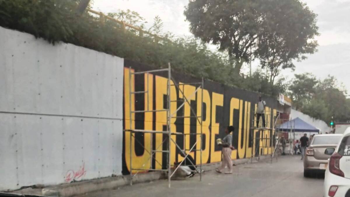 Polémica en Cartagena por mural contra expresidente Álvaro Uribe