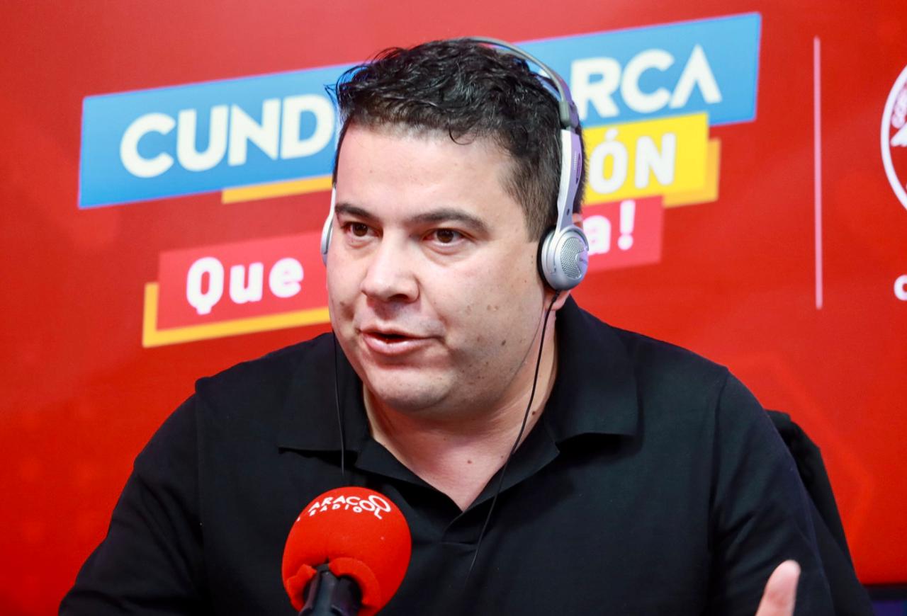 Nicolás García, gobernador de Cundinamarca. Foto: Caracol Radio.