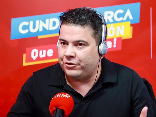Nicolás García, gobernador de Cundinamarca. Foto: Caracol Radio.