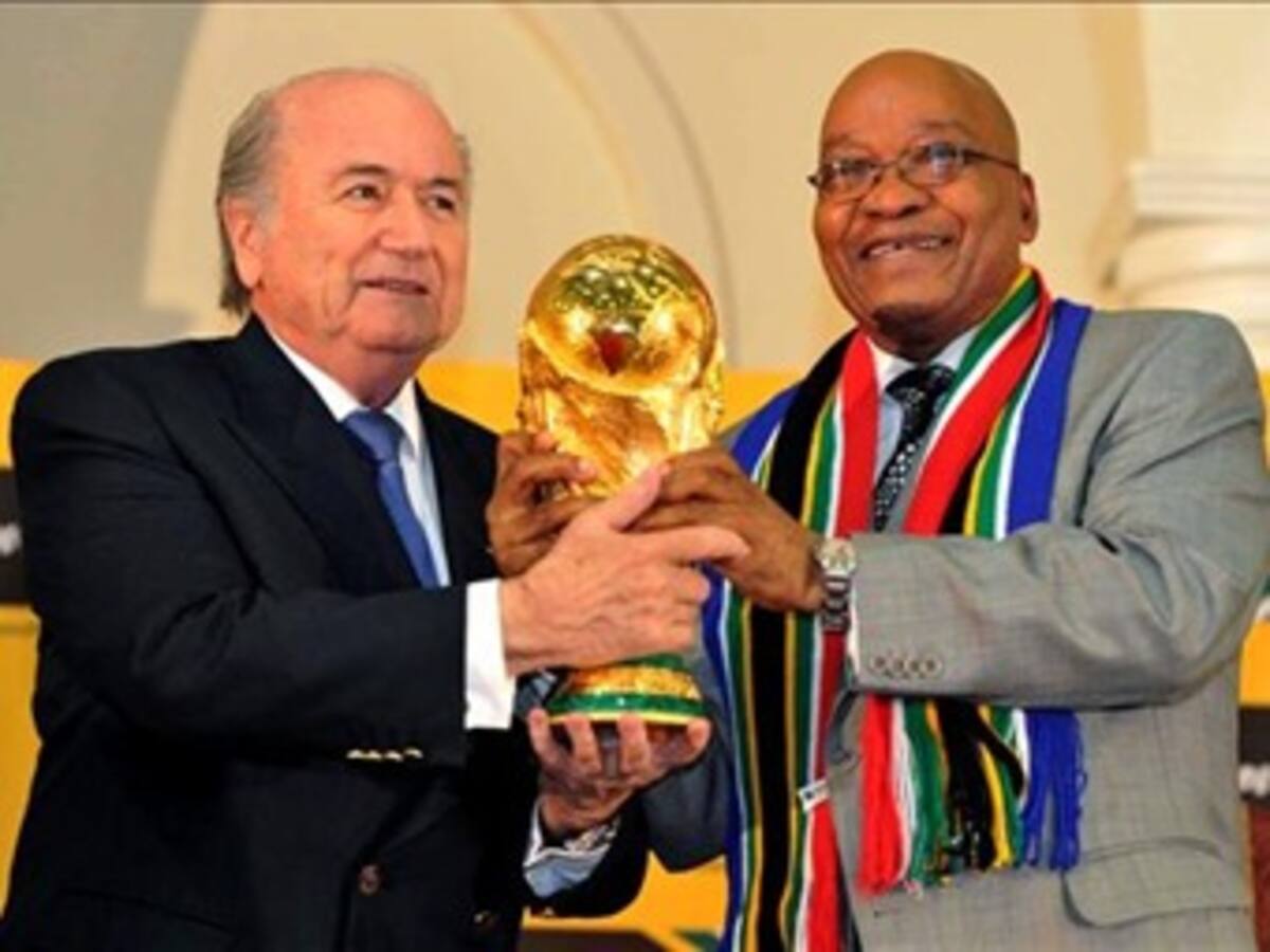 MUNDIAL/ Sudáfrica oficializa bievenida al Mundial del 2010