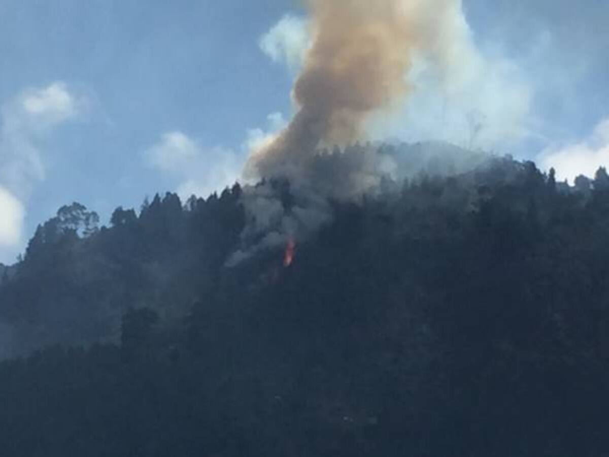 Continúan labores en los cerros orientales de Bogotá