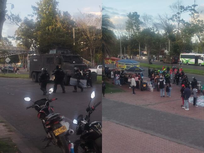 Atacan policías con piedras y botellas durante el Hip- Hop al parque en Bogotá