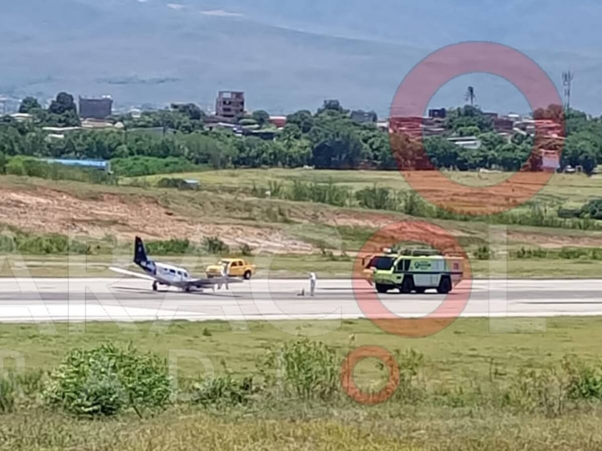 Avioneta ambulancia se accidentó en el aeropuerto internacional Camilo Daza