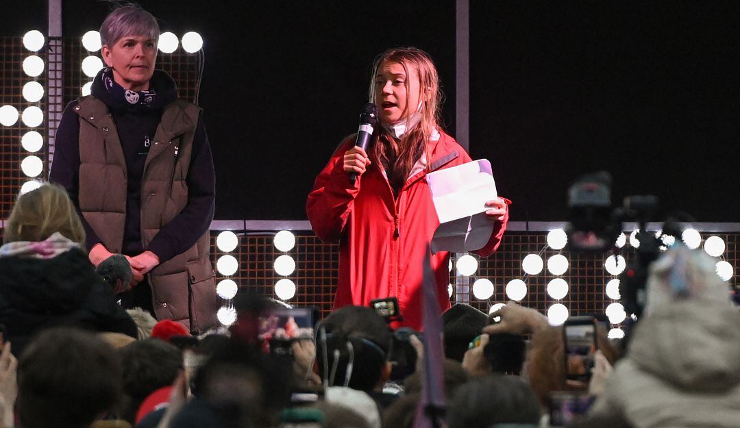 Manifestación en Glasgow