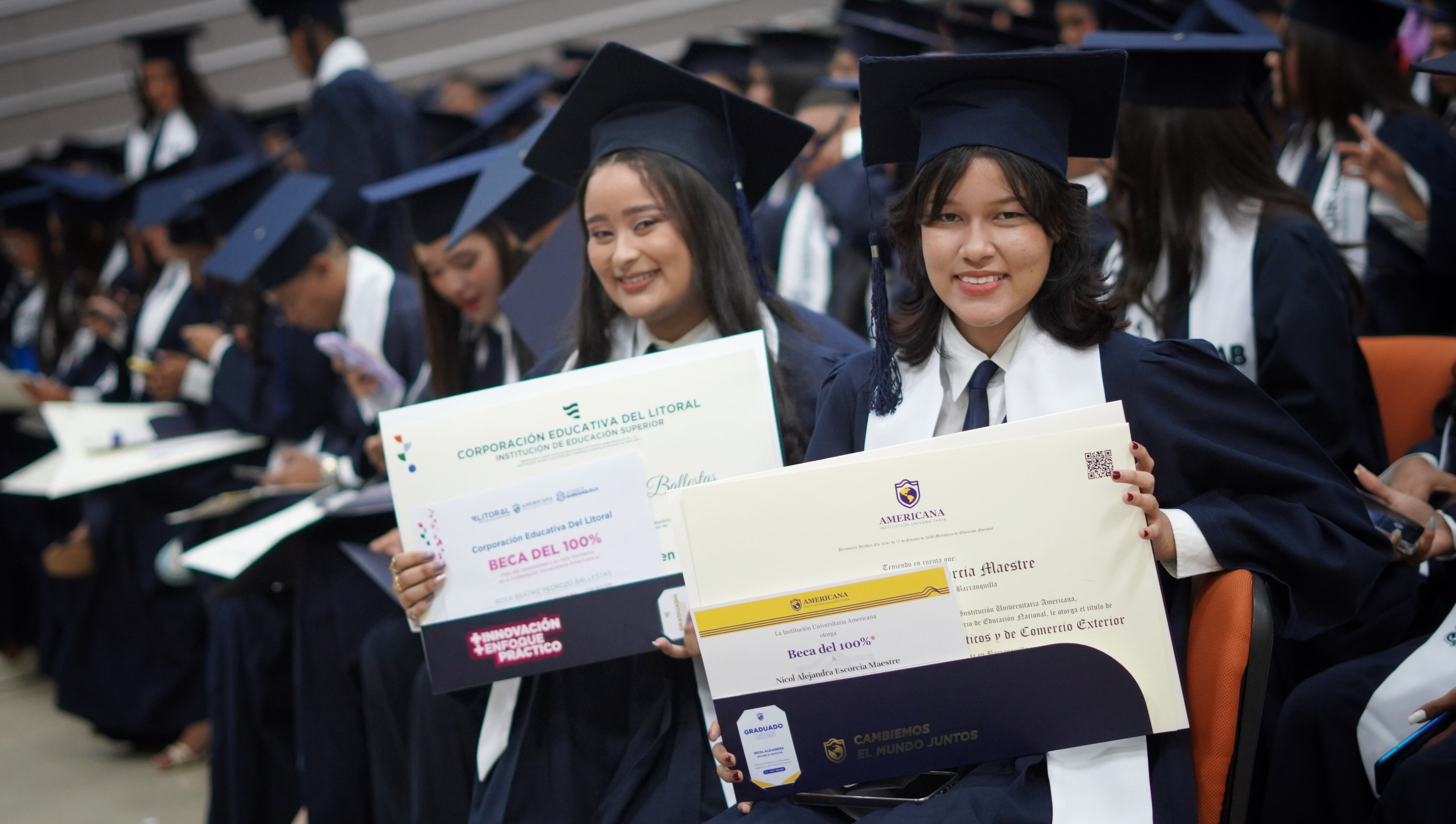 Graduados de Universidad del Barrio en Barranquilla./ Foto: Alcaldía de Barranquilla