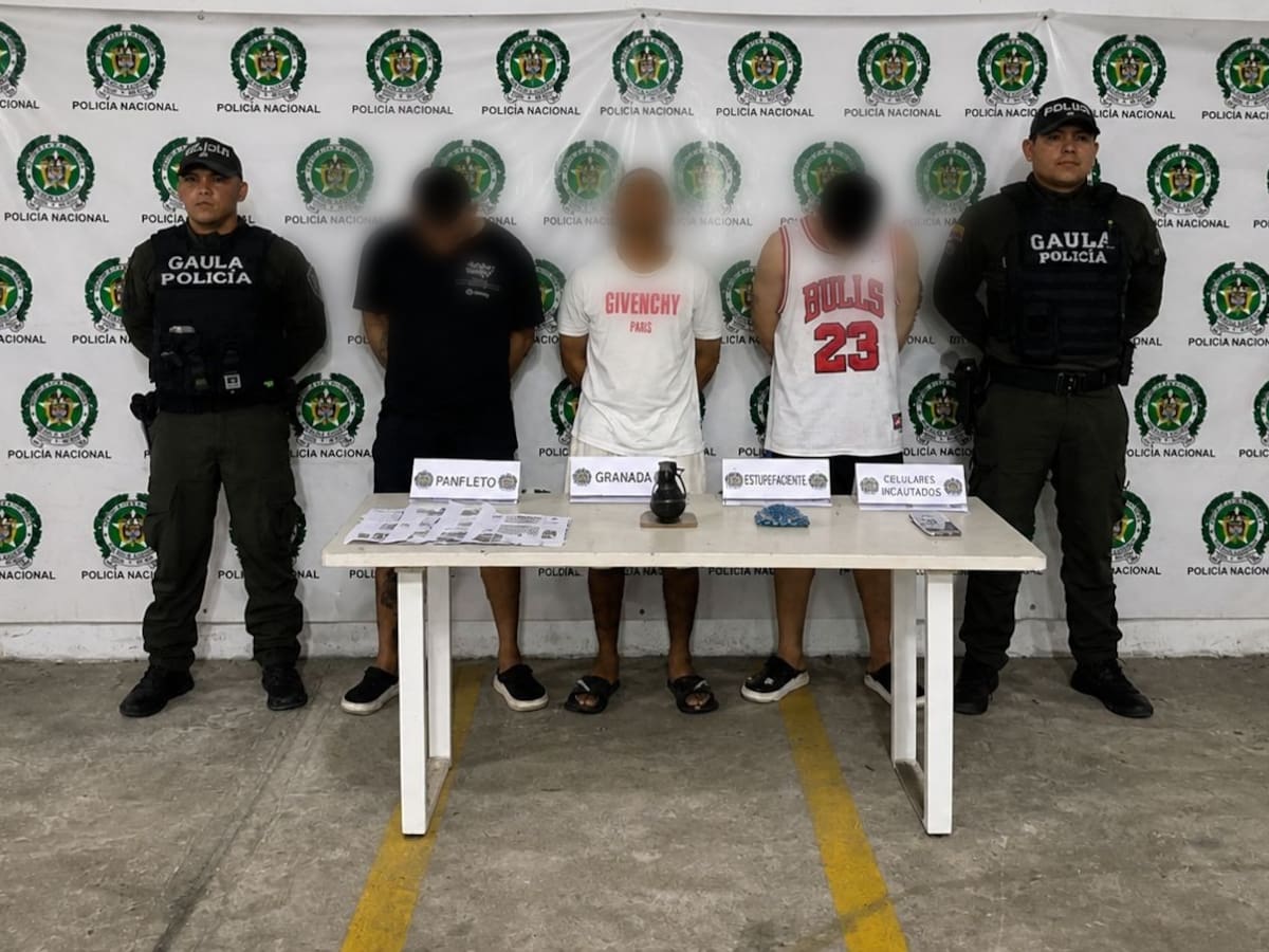En VIDEO: Dos menores aprehendidos y 13 personas más capturadas por extorsión en Barranquilla