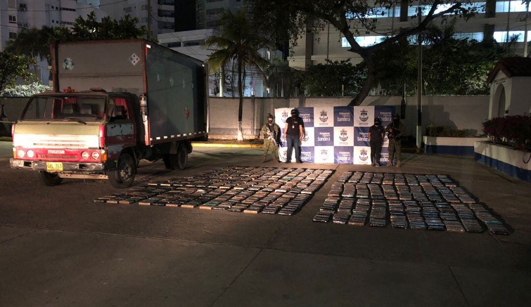 La incautación fue realizada por tropas de la Infantería de Marina, el grupo de Fuerzas Especiales Navales del Caribe y el CTI