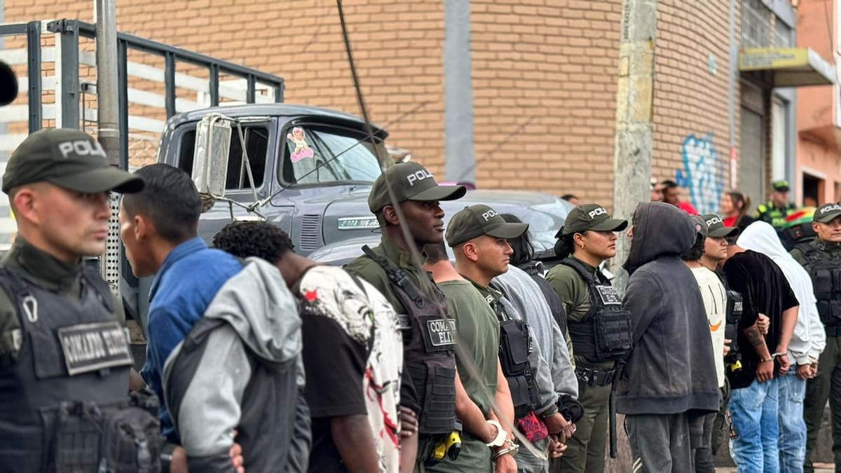 Megaoperativo de la Policía dejó 10 capturados y más de 6.000 dosis de droga incautadas en Bogotá