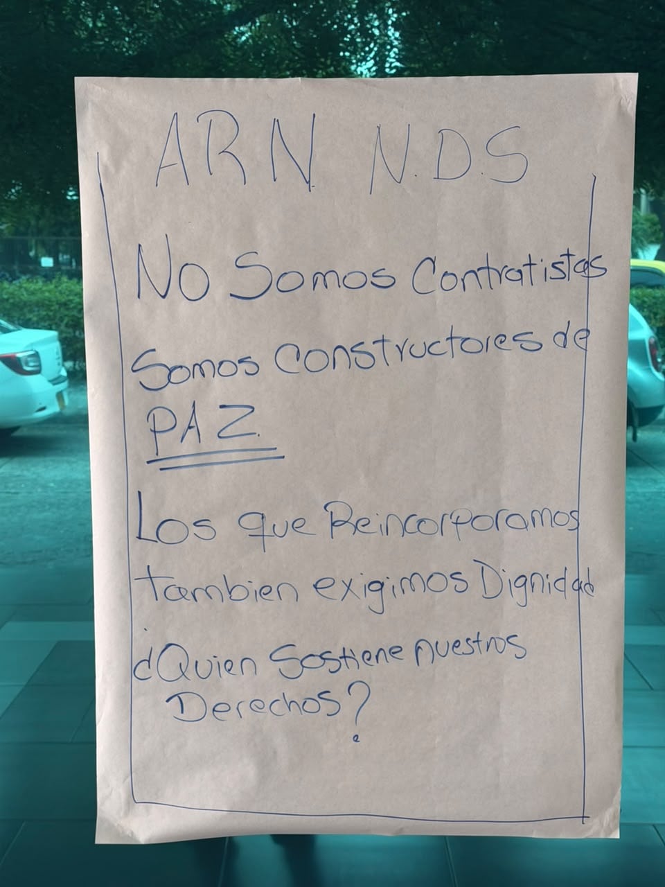 ARN en Norte de Santander se sumó al plantón nacional por la reactivación y la defensa. / Foto: Cortesía.