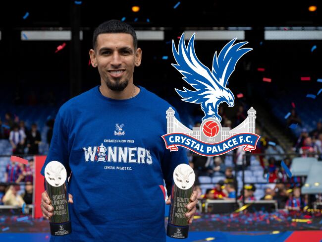 Daniel Muñoz, el mejor jugador de la temporada 2024-25 en el Crystal Palace / Getty Images