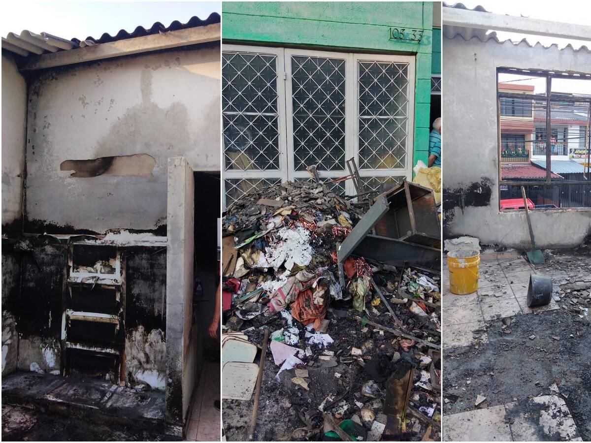 Un hombre de 80 años junto a su esposa de 70, lo perdieron todo en un incendio en Ibagué