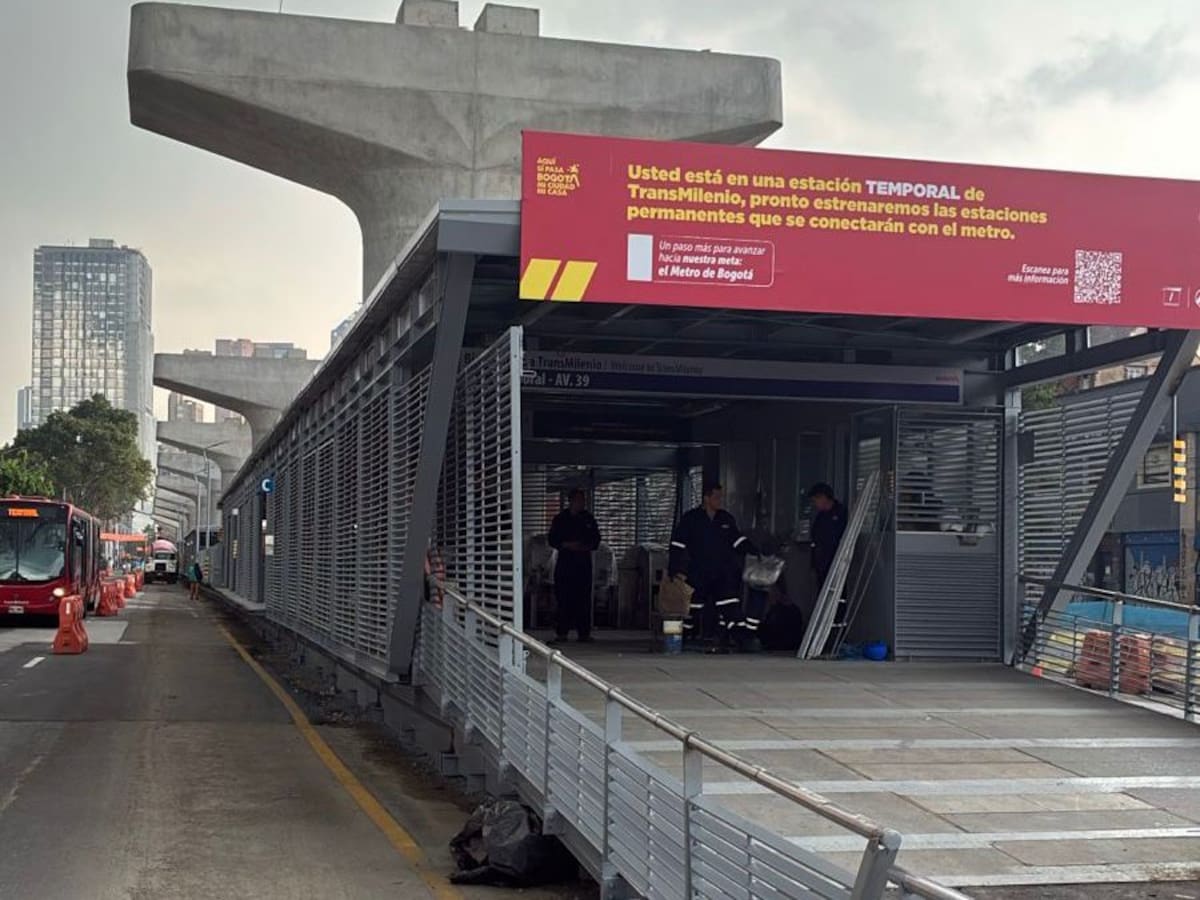 ¿Cuándo se habilitará la estación temporal de Transmilenio de la Avenida 39? Esta es la fecha