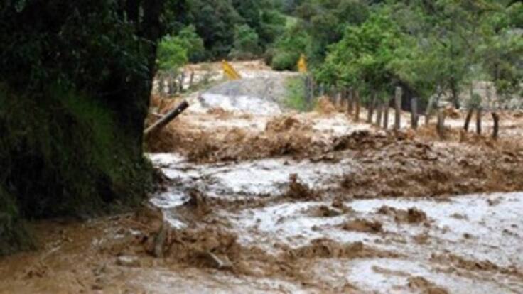 Mil familias afectadas dejó desbordamiento del río Chaguacá en Santander