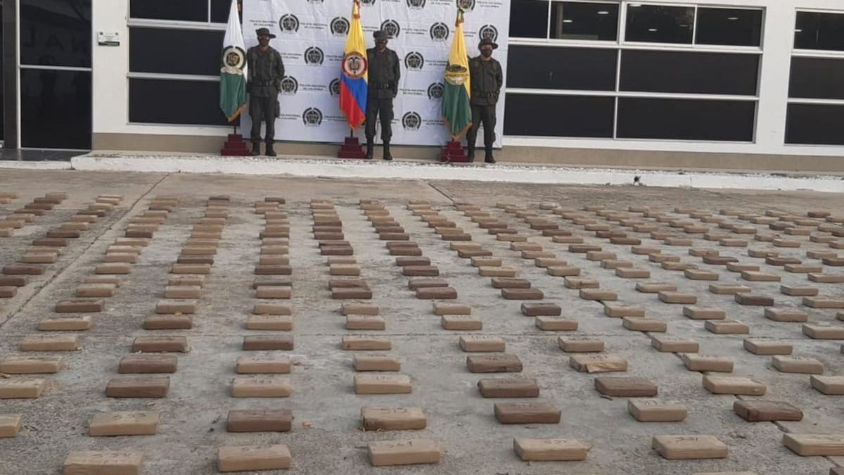 Más de 700 kilos de cocaína decomisados en Santa Marta