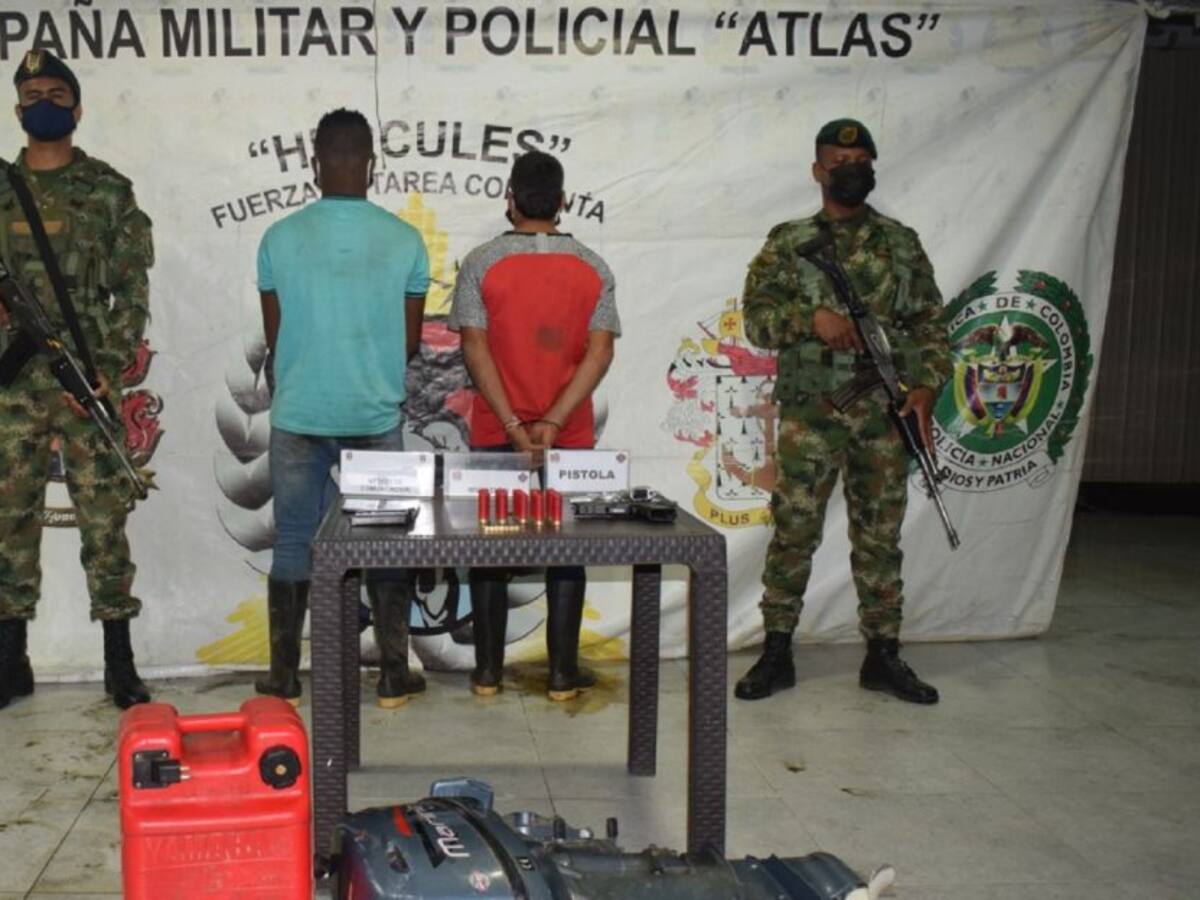 Capturan a tres disidentes armados en el pacífico nariñense